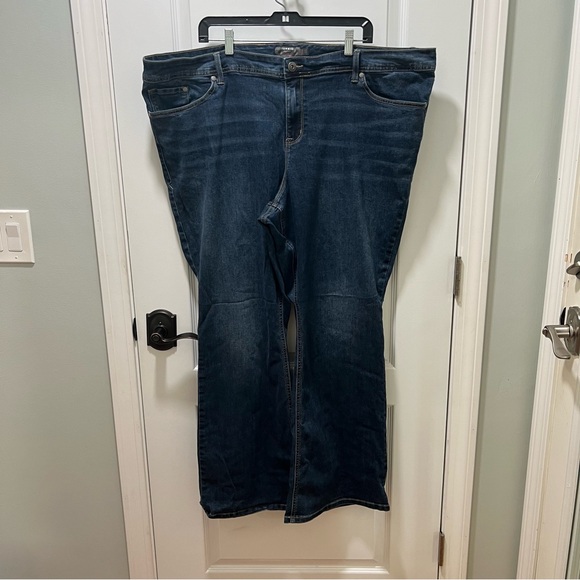 Torrid Luxe Slim Boot Size 26 Dark Wash Plus Size Super Stretch - Picture 1 of 3